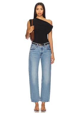 NWT Levi's Premium 501 '90s Straight Leg Jeans Women's 26x30 Medium Wash